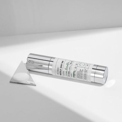 VT Reedle Shot 300 50ml in sleek silver pump bottle delivering deep hydration for refreshed skin care benefits