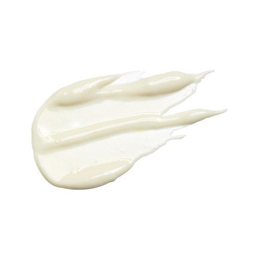 Creamy texture swatch of VT Reedle Shot EX Vitamin Modeling Pack 25g highlighting brightening effect benefits