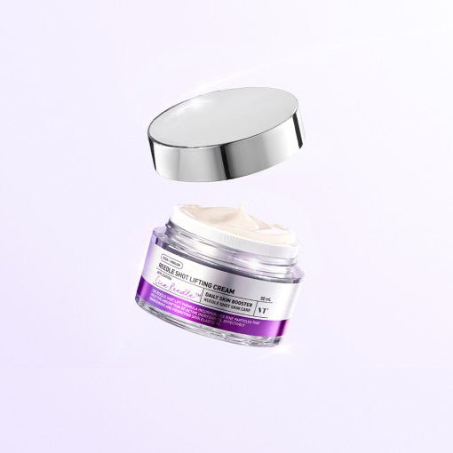 VT Reedle Shot Lifting Cream 50ml open jar with smooth cream texture highlighting anti-aging skin benefits