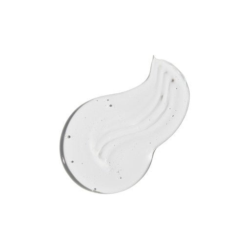Clear gel texture sample demonstrating gentle cleansing with VT Reedle Shot Synergy Cleansing Gel 150ml