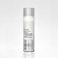 VT Reedle Shot Synergy Sparkling Toner 150ml in clear bottle with silver cap offering purifying action and refreshing hydration
