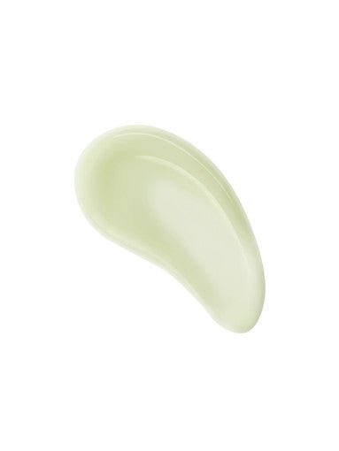 Swatch of light green lotion texture highlighting deep hydration from Dr.Jart+ Cicapair Intensive Soothing Repair Milky Lotion 100ml
