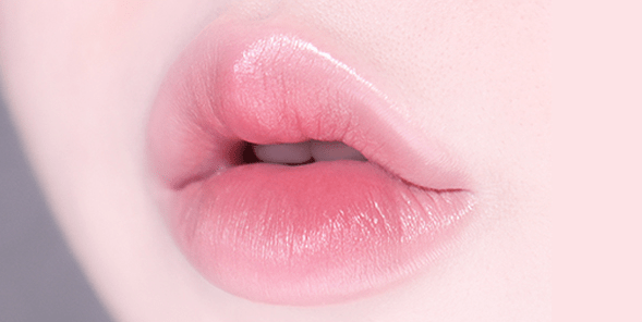 Close-up of soft pink lips with smooth, hydrated texture highlighting comfortable, natural lip liner wear benefits