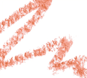 Soft coral lip liner stroke showing smooth texture and precise application with versatile makeup use benefits