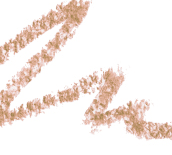 Soft beige lip liner stroke demonstrating smooth texture and precise application for versatile lip contouring use