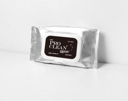 Silver pack of soft cleansing tissues with black label highlighting effective cleansing benefits