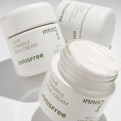 innisfree Olive Vitamin E Real Cream 50ml - Le Panda BEAUTÉ