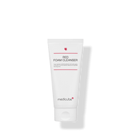 medicube Red Foam Cleanser 230ml in white tube delivering deep cleansing for clear, refreshed skin.
