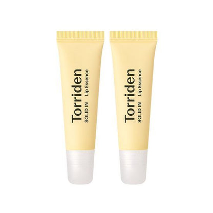 Torriden SOLID IN Ceramide Lip Essence 11ml+11ml [DUO SET] in pale yellow tubes for deep lip nourishment and care