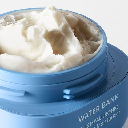LANEIGE Water Bank Blue Hyaluronic Intensive Cream 20ml in blue jar with rich creamy texture for deep hydration