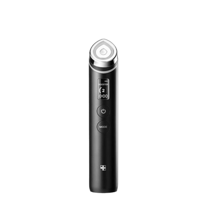 medicube AGE-R Booster Pro #Black in sleek black with digital display and ergonomic design featuring innovative technology