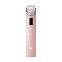 medicube AGE-R Booster Pro #Pink sleek pink skincare device with digital display and two control buttons for advanced skin care