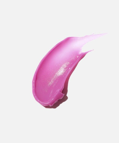 LANEIGE Lip Sleeping Mask EX 20ml #Gummy Bear in soft pink shade with gentle exfoliation texture swatch