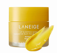 LANEIGE Lip Sleeping Mask EX 20ml #Mango in yellow jar with smooth creamy texture for deep hydration and overnight lip care