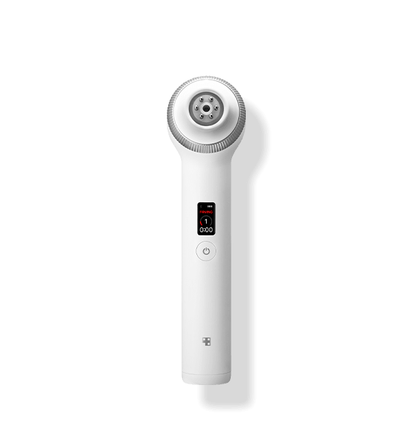 medicube AGE-R Ultra Tune 40.68 facial device with digital display for enhancing skin elasticity and care benefits