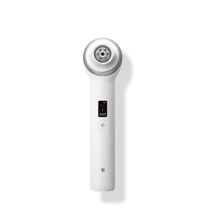 medicube AGE-R Ultra Tune 40.68 facial device with digital display for enhancing skin elasticity and care benefits