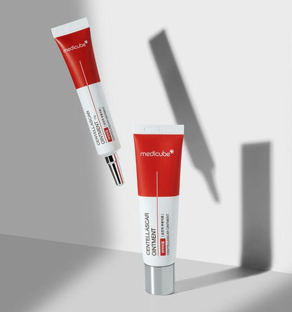 medicube CENTELLASCAR OINTMENT 30g tube with red and white design for intensive skin care treatment