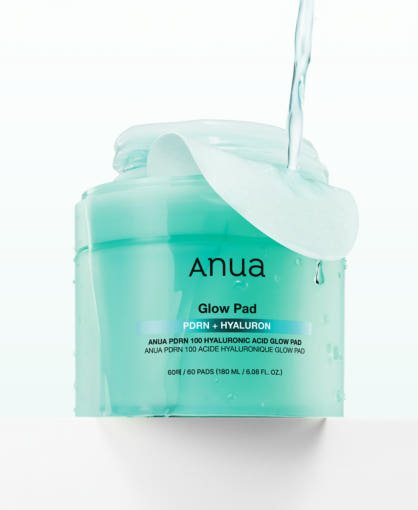Anua PDRN 100 Hyaluronic Acid Glow Pad 60P/180ml - Le Panda BEAUTÉ