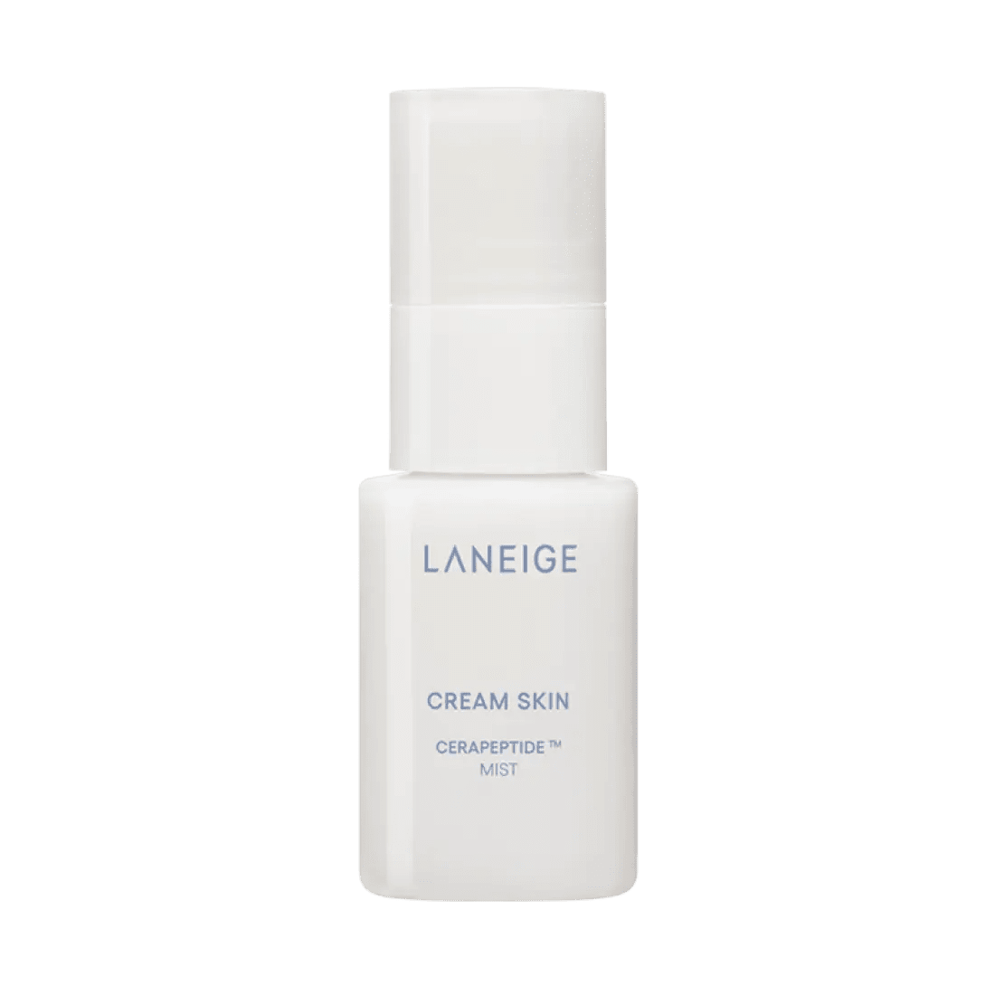 LANEIGE Cream Skin Cerapeptide Mist 30ml in compact white bottle delivering a moisture boost for hydrated skin