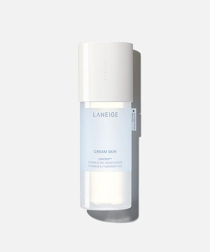 LANEIGE Cream Skin Toner & Gel Moisturizer 170ml in sleek bottle designed for moisture balance skincare routine