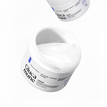 VT Glucamune Cream 100ml - VT Cosmetics open jar showing smooth white cream with instant hydration benefits