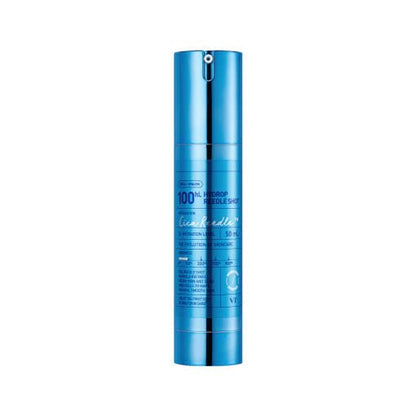 VT Hydrop Reedle Shot 100hL 50ml in blue metallic bottle designed for intense moisture boost skincare care