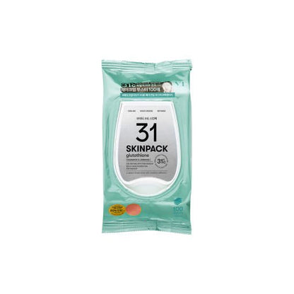 VT Mild 31°C Skin Pack 210g/100ea in mint packaging delivering hydration boost for refreshed and moisturized skin care benefits
