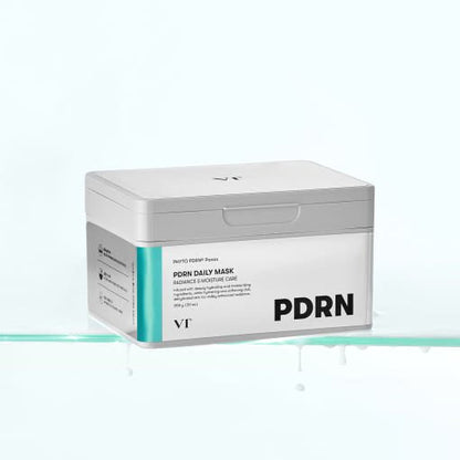 VT PDRN Daily Mask Sheet 30ea 350g in white container offering hydration boost for radiant skin care benefits