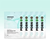 VT PDRN Hydrogel Mask Sheet 33g X 5ea in light blue and white packaging for deep hydration and skin nourishment