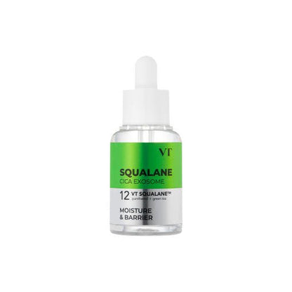VT S4 Moisture Ampoule 30ml clear serum with green label focusing on hydration boost and skin barrier support