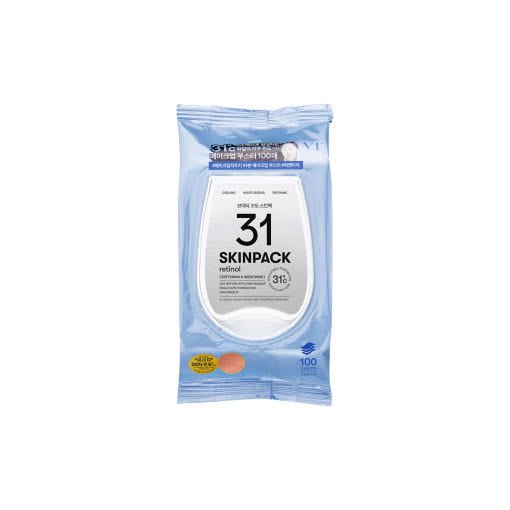 VT Smooth 31°C Skin Pack 210g/100ea in light blue packaging providing a firmness boost for revitalized skin care routine