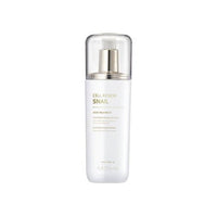 White pump bottle of moisturizing skin treatment with hydration boost on plain white background