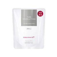 White refill pouch of moisturizing essence pads with minimalist gray and red text on clean white background