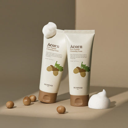 SKINFOOD Acorn Pore Peptide Cleansing Foam 150ml - Le Panda BEAUTÉ