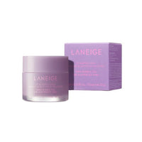 LANEIGE Lip Sleeping Mask EX 20ml #Taro Bubble Tea in purple jar with matching box for moisture lock and lip care