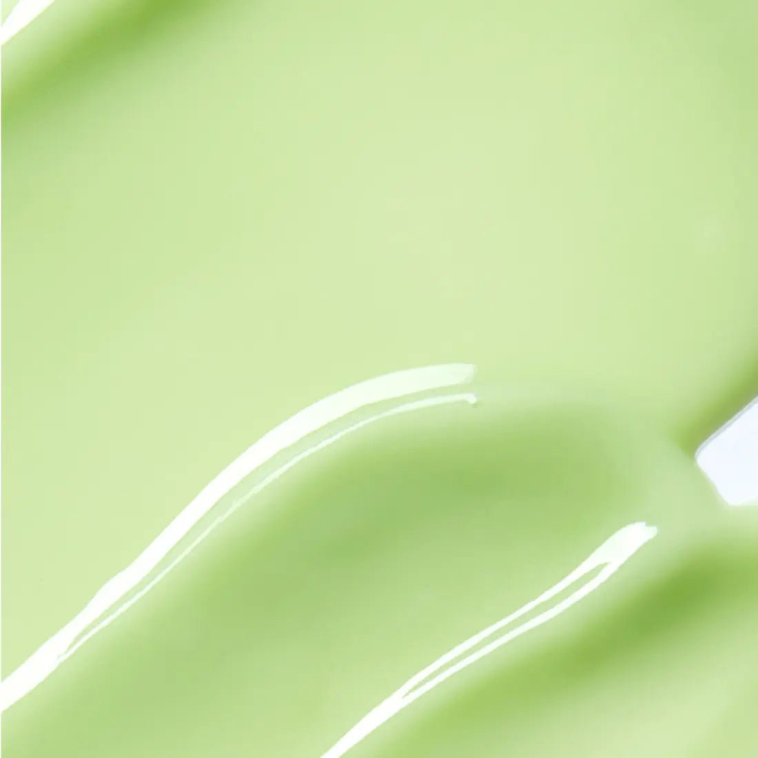 LANEIGE LIP GLOWY BALM 10ml #Matcha Bubble Tea smooth green balm texture with hydrating finish close-up