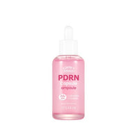 Pink glass dropper bottle of PDRN Capsule ampoule for skin regeneration with white text and clear applicator top