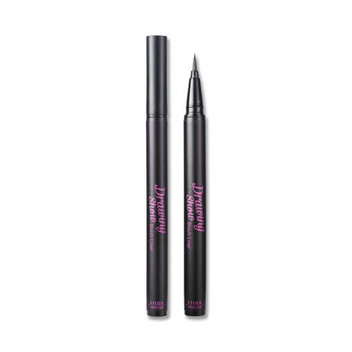ETUDE Drawing Show Brush Eyeliner 0.6g with precise brush tip designed for effortless application