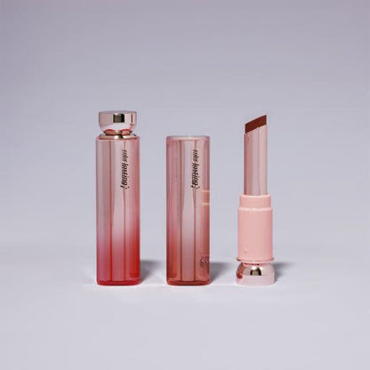 ETUDE Color Lasting Glow Stick 3.2g #Not Bad with sleek pink and rose gold packaging for long-lasting color