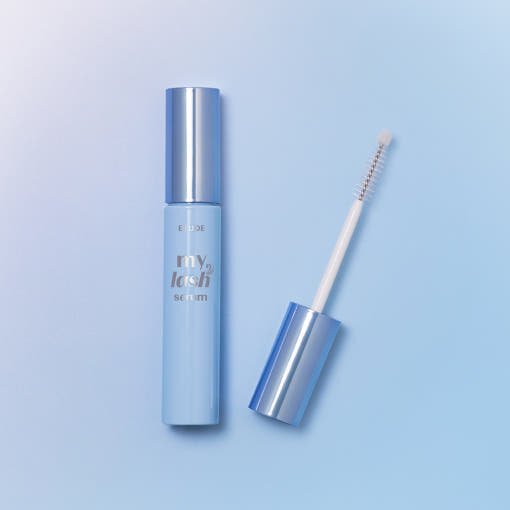 ETUDE My Lash Serum 18g in sleek blue packaging with applicator brush designed to strengthen lashes