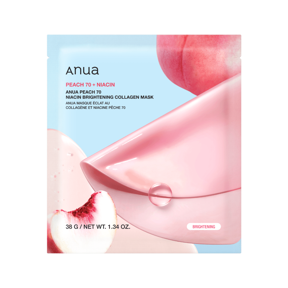 Anua Peach 70 Niacin Serum Mask 38g X 4ea - Le Panda BEAUTÉ
