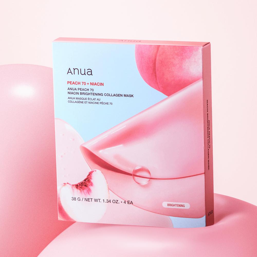 Anua Peach 70 Niacin Serum Mask 38g X 4ea - Le Panda BEAUTÉ