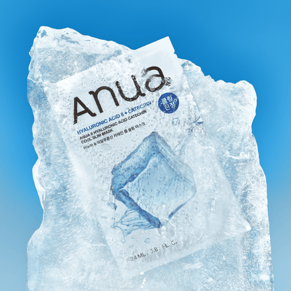 Anua 8 Hyaluronic Acid Catechin Cool Slim Mask Sheet 24ml X 10ea - Le Panda BEAUTÉ