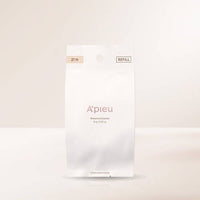 A'pieu Waterlock Cushion SPF50+ PA++++ 15g (Refill) #21 Light Beige with hydration boost benefits in minimal white packaging