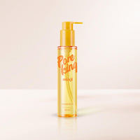 A'pieu Pore King Minji Cleansing Oil 150ml in translucent yellow bottle with pump for gentle cleansing on neutral background