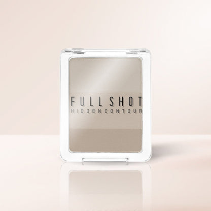 A'pieu Full Shot Hidden Shading #03 Top Gray with clear contour formula for natural definition in compact case