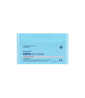VT CRYO ICE MASK 320g/30ea in light blue container with cooling sensation for refreshing and hydrating skin care benefits