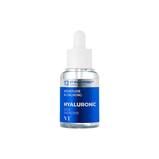 VT H3 Hydro Ampoule 30ml in clear dropper bottle with blue label for deep hydration and soothing skin care benefits