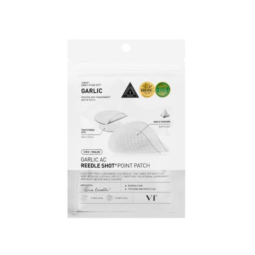 VT Garlic AC Reedle Shot Point Patch 9ea pack featuring fast healing patches for soothing and targeted skin care treatment