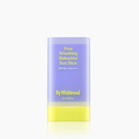 [By Wishtrend] Pore Smoothing Bakuchiol Sun Stick SPF50+ PA++++ 18g in purple and yellow packaging for UV protection